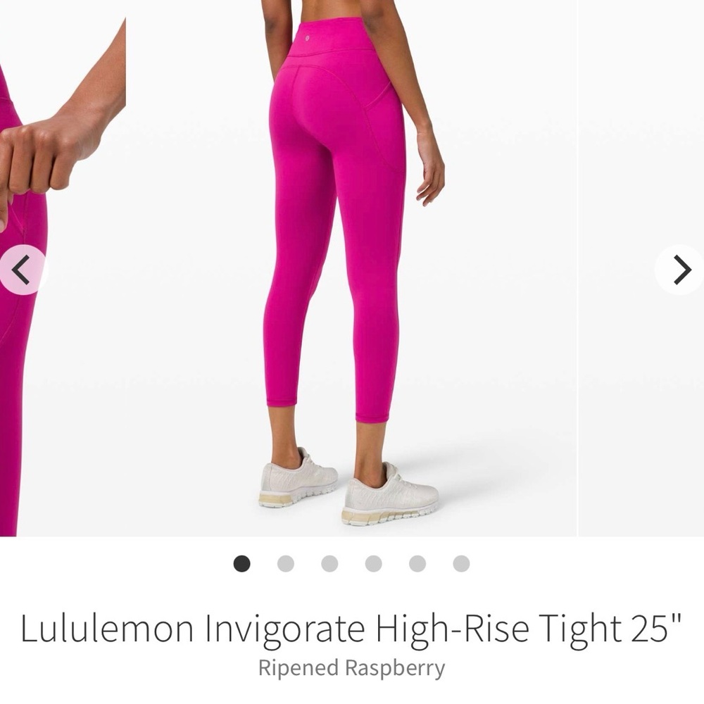lululemon athletica Invigorate size 20 Ripened Raspberry 25 inch leggings🍓🍓🍓🍓